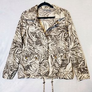 Zenergy by Chico's Activewear Zip Print Jacket M 1